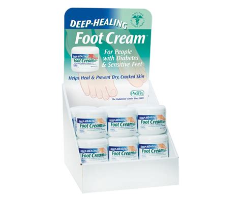 Deep Healing Foot Cream Display