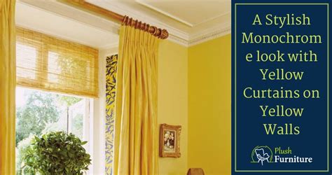 What Color Curtains Go With Yellow Walls Ideas