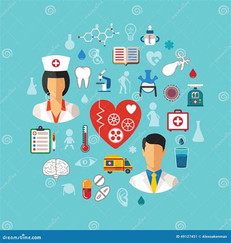 Vector Healthcare Concept Stock Vector Illustration Of Medical 49127451