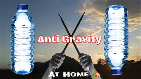 Anti Gravity Water Bottle Magic Trick Experiment With Water Bottle