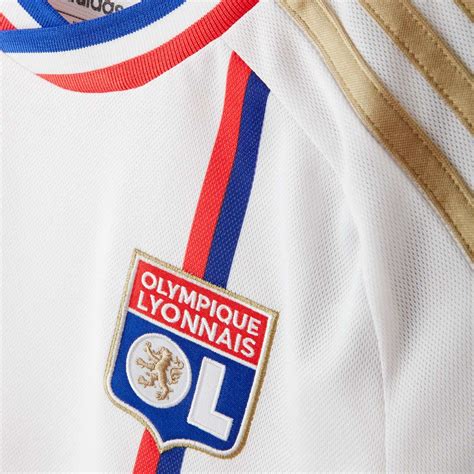 Camiseta Adidas Olympique Lyon Primera Equipaci N Ni O White