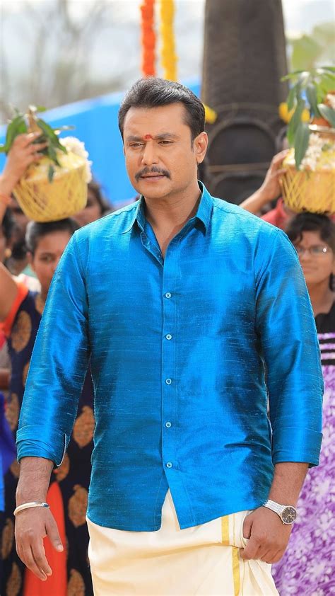 D Boss Camisa Azul Actor Darshan Thoogudeepa Fondo De Pantalla De Teléfono Hd Smartresize