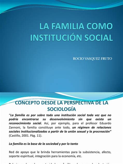 Análisis Multidisciplinar De La Familia Desde Las Perspectivas Sociológica Jurídica