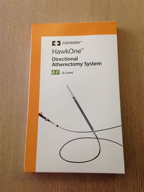 Nuevo Covidien H1 S Hawkone Directional Atherectomy System 6f X