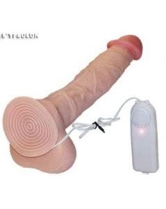 Pênis Realístico Ou Dildo Vibrador E Ventosa Peter Nacho De 19Cm