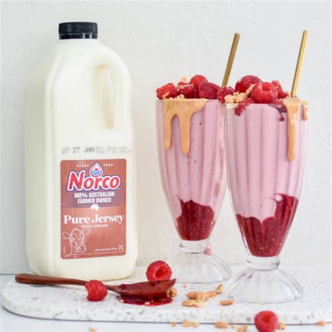 Peanut Butter And Jam Banana Thickshake Norco Foods