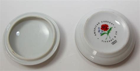 Tiffany And Co Limoges France American Garden Round Porcelain