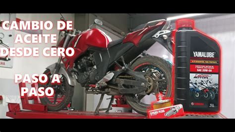 Como Cambiar El Aceite De Mi Moto Yamaha Fz Cc Paso A Paso Fz