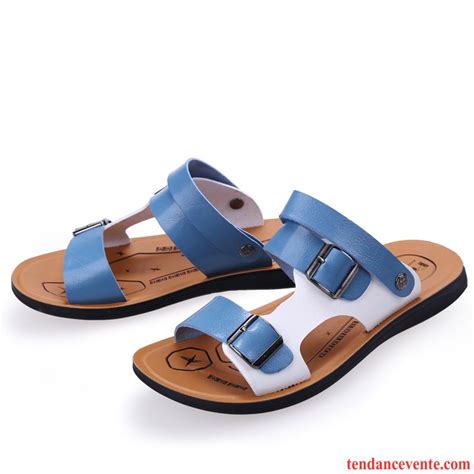 Sandales Talon Haut Homme D Contract E En Cuir Tendance T Jeunesse