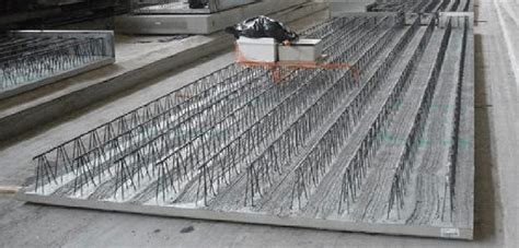 Precast Concrete Lattice Girder Plank With Embedded Sensors