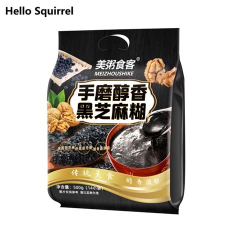 美粥食客 500g Black Sesame Paste Black Sesame and Walnut Powder Original