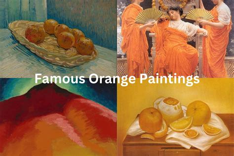 Orange Paintings Most Famous Artst