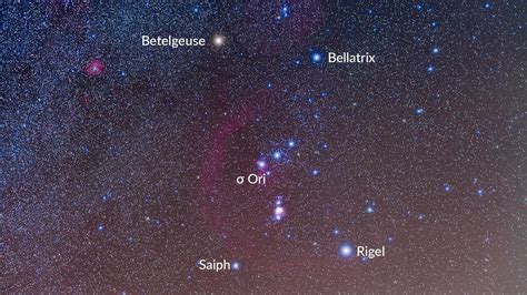 La Costellazione Del Cacciatore Orione Tutto Sulla Costellazione Di