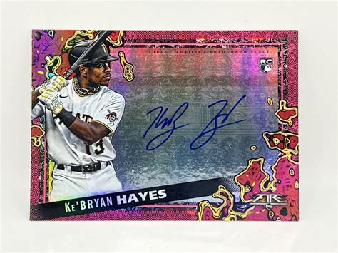 2021 Topps Fire Kebryan Hayes Rookie Scorching Sigs Auto 25 Pirates Ebay