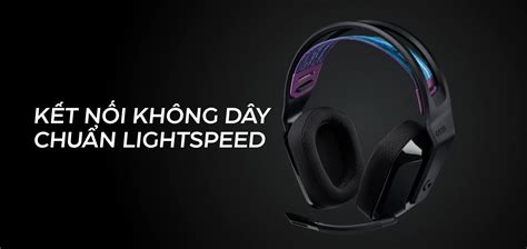 Tai Nghe Kh Ng D Y Logitech G Lightspeed Wireless Black