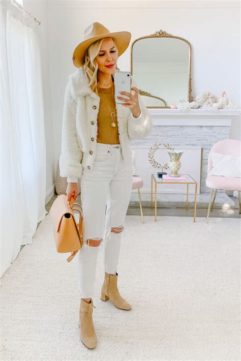 Five Ways To Style White Jeans For Fall Lombard Fifth