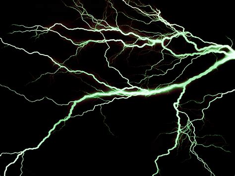 Green lightning