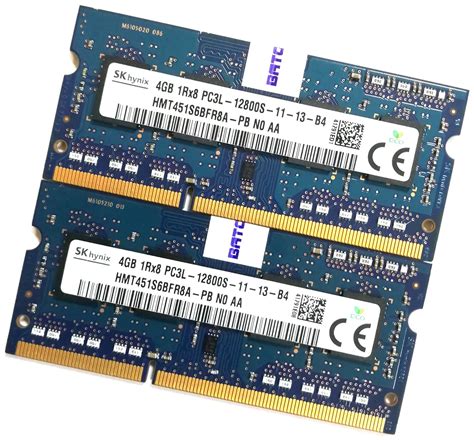 Пара оперативної пам яті для ноутбука Hynix DDR3L 8Gb 4Gb 4G 1600MHz