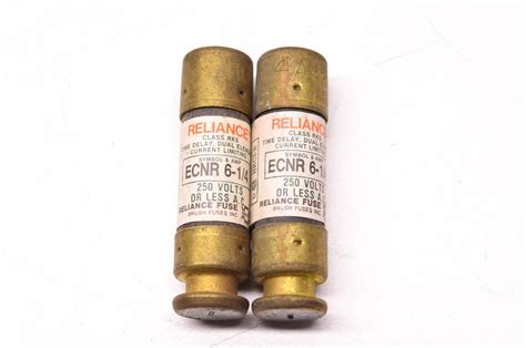 Reliance Fuse Ecnr6 14 Dk07 45 250 Volt Ac 625 Amp Fuse Qty 2 Nos In Stock Motorsports Inc