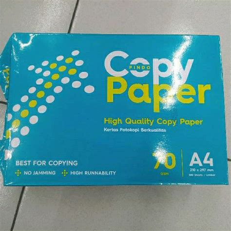 Jual Kertas Hvs Copy Paper A Lembar Shopee Indonesia