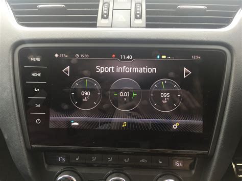 Performance Monitor Sports Mode Skoda Octavia Mk3 2013 2020