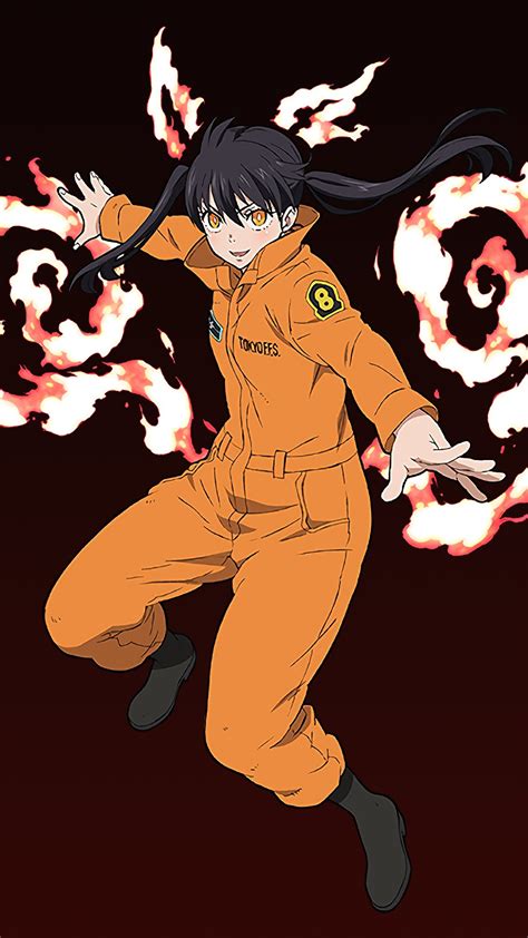 Fire Force Tamaki Kotatsu 4k Hd Phone Wallpaper Rare Gallery