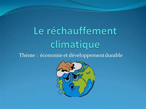 Le R Chauffement Climatique Ppt T L Charger