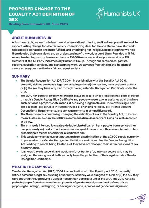 Sex Matters On Twitter The Humanists Uk Are Lobbying Against Womens