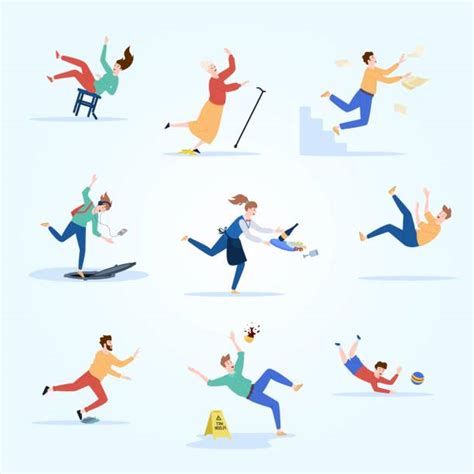 people falling  sky stock illustrations royalty  vector