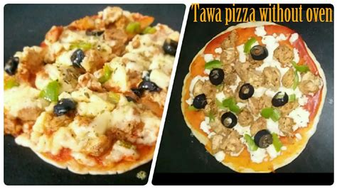 Tawa Pizza Without Oven How To Make Pizza Without Oven Pizza Without Kneading Dough Instant