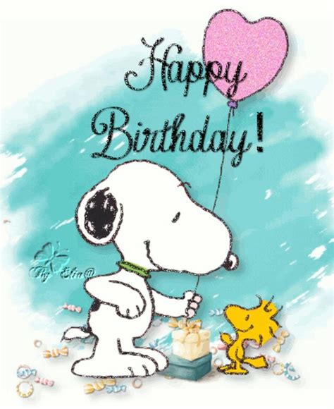 Pin von Sabine Kraeber auf Birthday Cards | Snoopy geburtstag ...