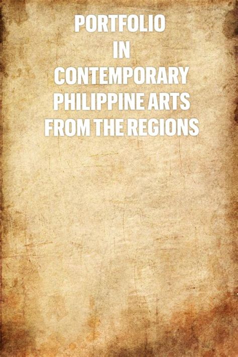 portfolio  contemporary philippine arts   regions