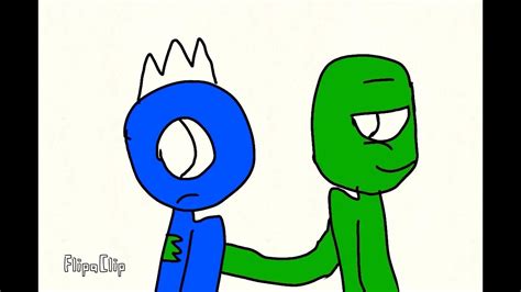 Blue X Green Rainbow Friends Youtube