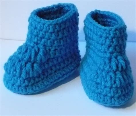 Let's create: Crochet Baby Boy Booties