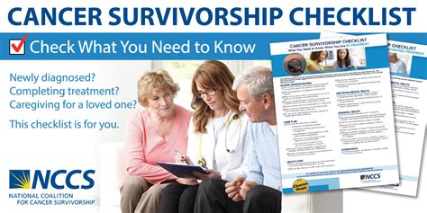 Cancer Survivorship Checklist Nccs National Coalition For Cancer