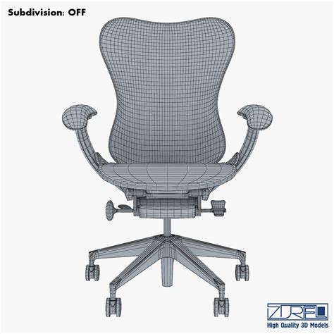 Mirra 2 Chair Herman Miller 3d Model 5 Max Fbx Obj Free3d