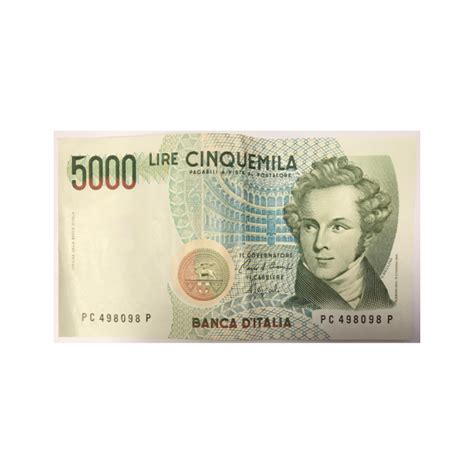 ITALIE 5000 LIRE 1985 Billet De Banque TTB