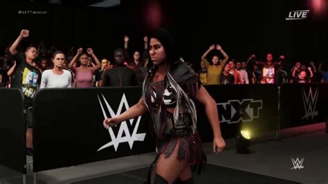 Wwe 2k18 Ember Moon Entrance Youtube