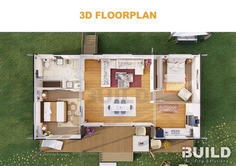 Kit Homes WHYALLA 3D FLOORPLAN Watermarked IBuild Building Solutions