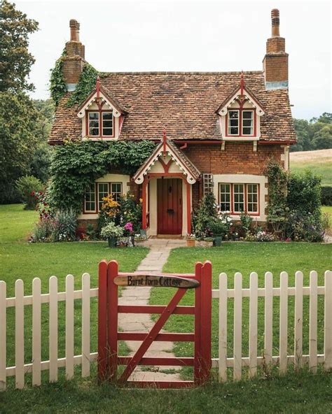 The Burnt Farm Cottage Built With Red Brick In The 1840s Borough Of