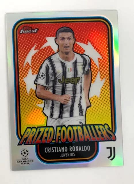 Cristiano Ronaldo Topps Finest Uefa Prized Footballers