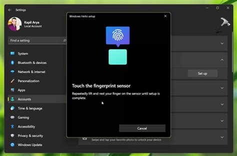 How To Set Up Fingerprint In Windows Nbkomputer