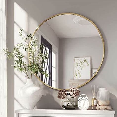 Amazon Barnyard Designs 30 Inch Gold Round Mirror Bathroom Vanity