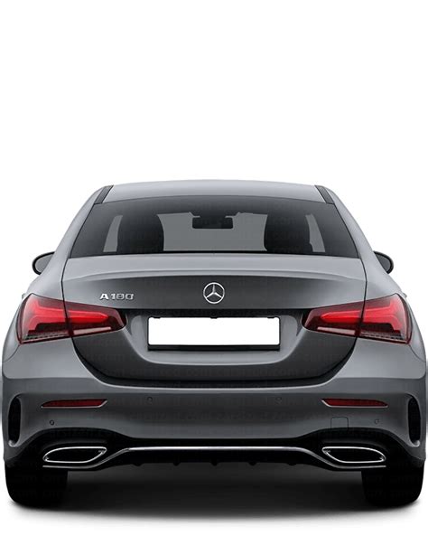 Mercedes Benz A Class 2018 2022 Dimensions Rear View