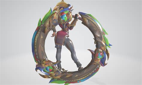 Archivo Stl Emperatriz Lunar Qiyana Modelo De League Of Legends