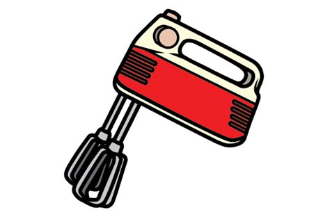 Retro Hand Mixer Svg Cut File By Creative Fabrica Crafts · Creative Fabrica