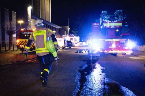 Feuerwehr Großeinsatz Brand im Westfälischen Landestheater