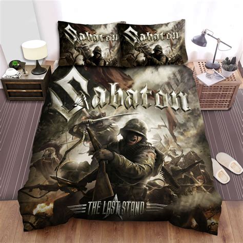 Sabaton Band The Last Stand Album Cover Bed Sheets Spread Duvet Cover ...