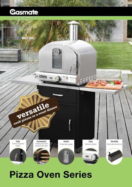 Gasmate Pizza Oven Brochure - Pivot Stove & Heating