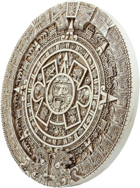 Ebros Mexica Aztec Solar Xiuhpohualli Tonalpohualli Wall Calendar